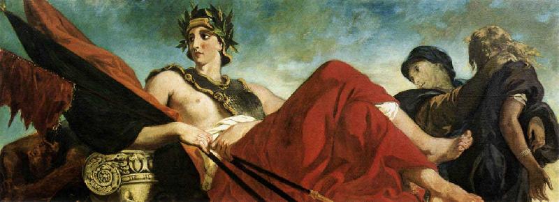 Eugene Delacroix War France oil painting art
